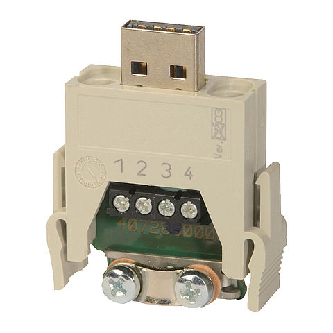 Male insert from the series MO DP Profibus 2P and electromagnetic shielding