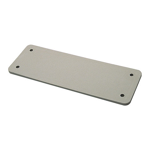 Cover plate for panel housings B24 in pebble grey