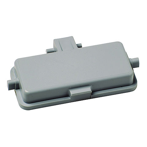 Hinged lid from plastic B16 for bearing block