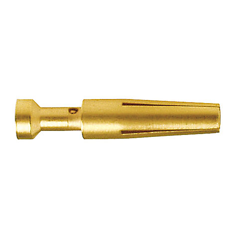 Sleeve contact for crimp-type connection, series A, B, BB and MO 4P, gold-plated iron with cross section 1.5 qmm