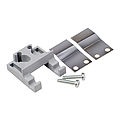 Bearing block from plastic for hinged lid made from plastic from the series A and B