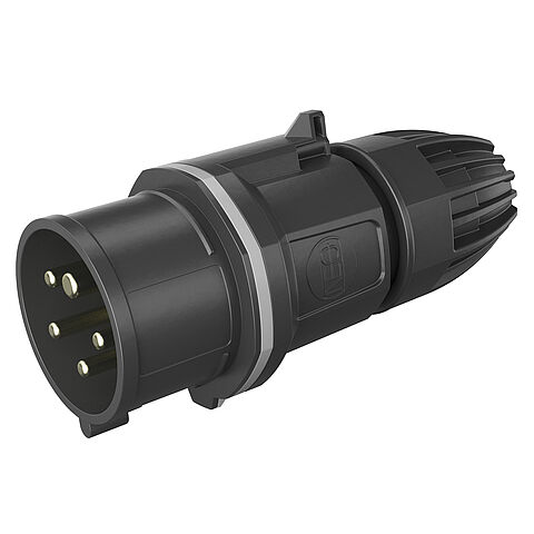 CEE NEO Plug 16A 5P 1h IP54 Classic with screw terminal and external cable gland with strain relief