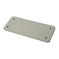 Cover plate for panel housings B16 in pebble grey