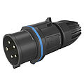 CEE NEO Plug 16A 5P 9h IP54 Classic with screw terminal and external cable gland with strain relief