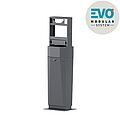 Stele EVO vario für die smartEVO Produktfamilie, beidseitig bestückbar mit Anschlussraum