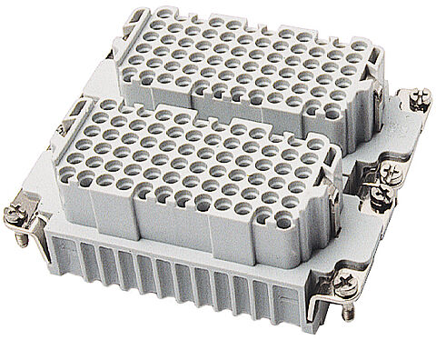 Crimp contact carrier from the series DD144 for sleeve contacts and with a numbering of 73-144