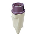 NORVO plug 16A 2P 0h for low voltage with screw terminal and grommet