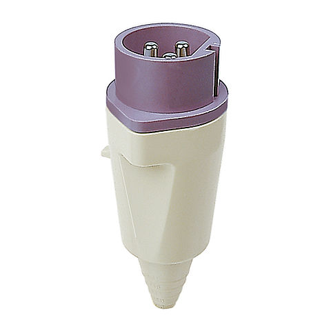 NORVO plug 32A 2P 4h for low voltage with grommet