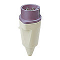 NORVO plug 32A 2P 0h for low voltage with grommet