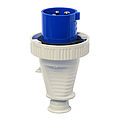 Plug 32A 5P 6h with external cable gland waterproof and for harsh environments