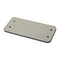 Cover plate A10 for panel housing in grey